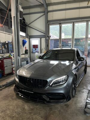 Mercedes C63 B-Style Frontlippe Carbon W205